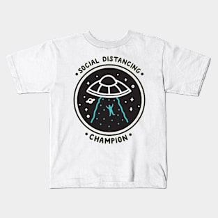 Social Distancing Champion Kids T-Shirt